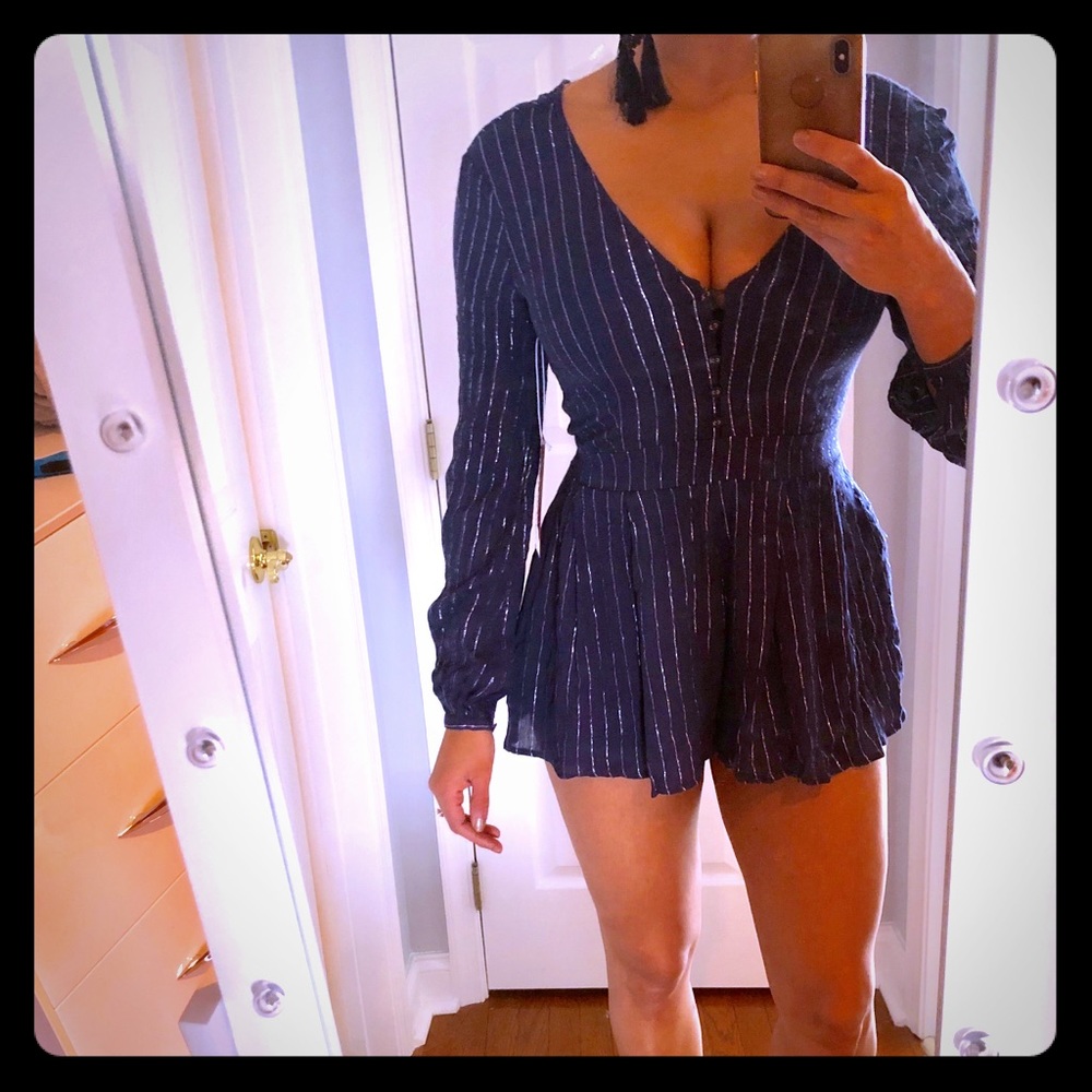 Blue Romper